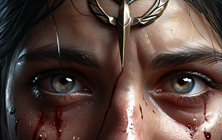 **Prompt:** NIKKE Goddess of Victory, Rapi, emotional close-up, tears in eyes, determined expression, battlefield background, dramatic lighting, digital painting, high detail, inspired by WLOP.
