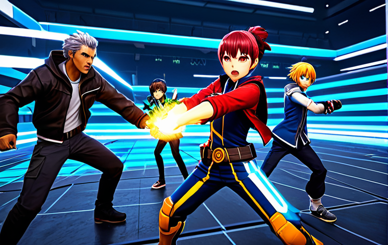 승리의여신 니케 신규 유저 진입 장벽 - **Prompt:** "A group of diverse, fully clothed NIKKE characters (anime style) standing heroically ag...