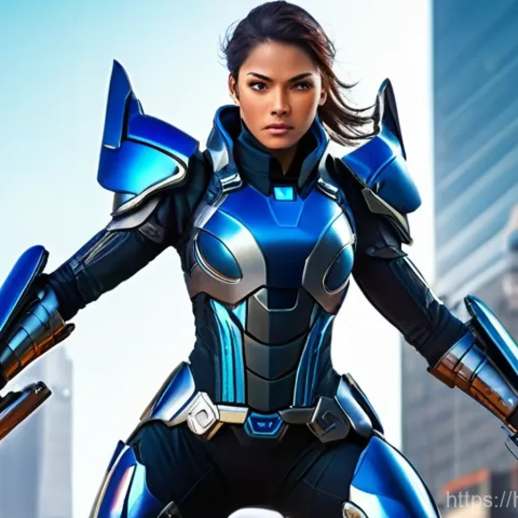 승리의여신 니케 원화 및 아트북 정보 - A Dynamic Nikke Heroine in Advanced Tactical Gear**
"A powerful and elegant female Nikke character ...