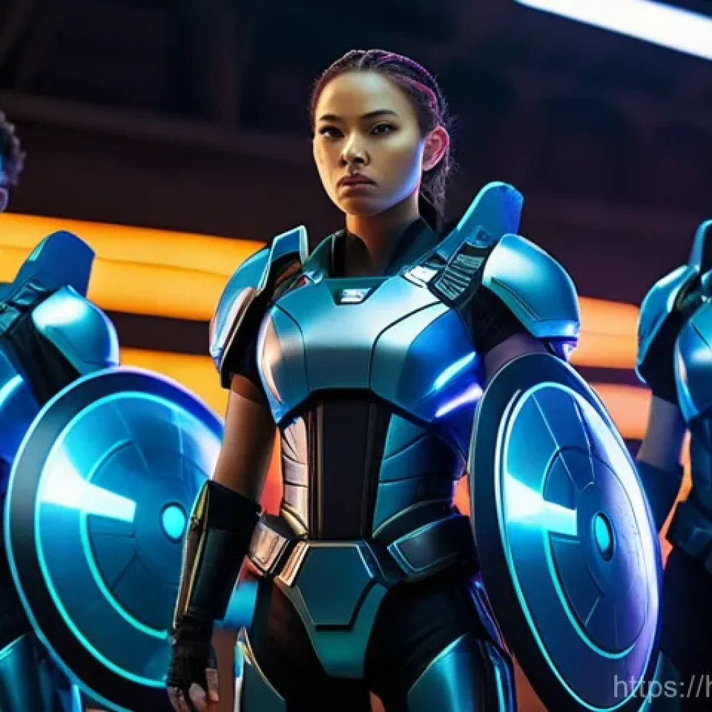 승리의여신 니케 랭킹 보상 최적화 - **Prompt 1: Strategic Team Formation**
"A dynamic, wide-angle shot of five diverse female Nikke ...