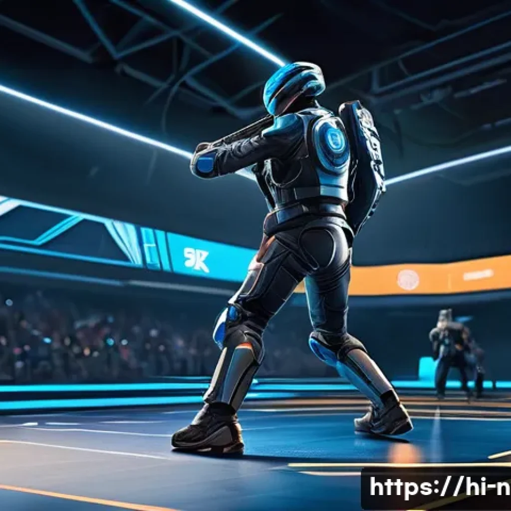 승리의여신 니케 AI 적대자 전술 분석 - A detailed digital illustration of a strategic AI opponent in a competitive game environment, showca...