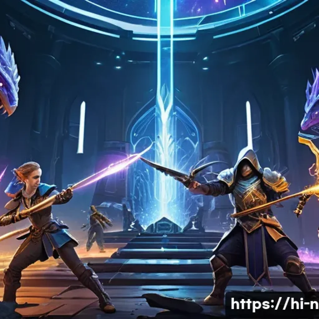 승리의여신 니케 데미지 시뮬레이션 - A highly detailed digital art scene of a strategic RPG gaming setup focused on damage calculation, f...