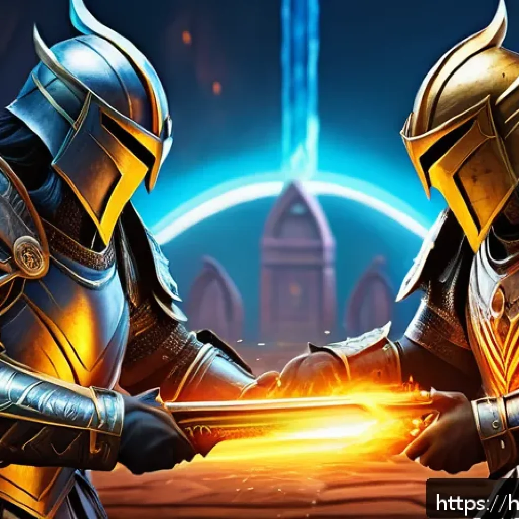 승리의여신 니케 신규 이벤트 리뷰 - A dynamic gaming scene showcasing a strategic team battle in a fantasy event environment, featuring ...